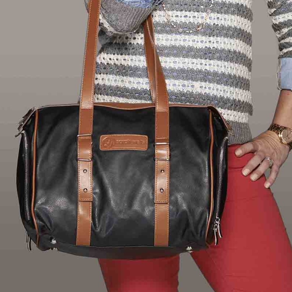 NWOT Baby Bag Travel bag Black and Tan